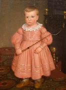 MASTER of the Avignon School Young Boy with Whip France oil painting artist